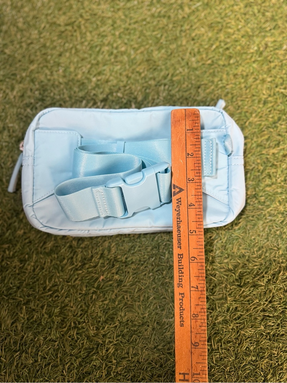 Athleta All About Large Crossbody Purse Bag Aqua Blue Casual Travel -NWOT - Picture 11 of 13